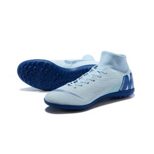 Kopačky Pánské Nike Mercurial SuperflyX VI Elite TF – bílá modrá